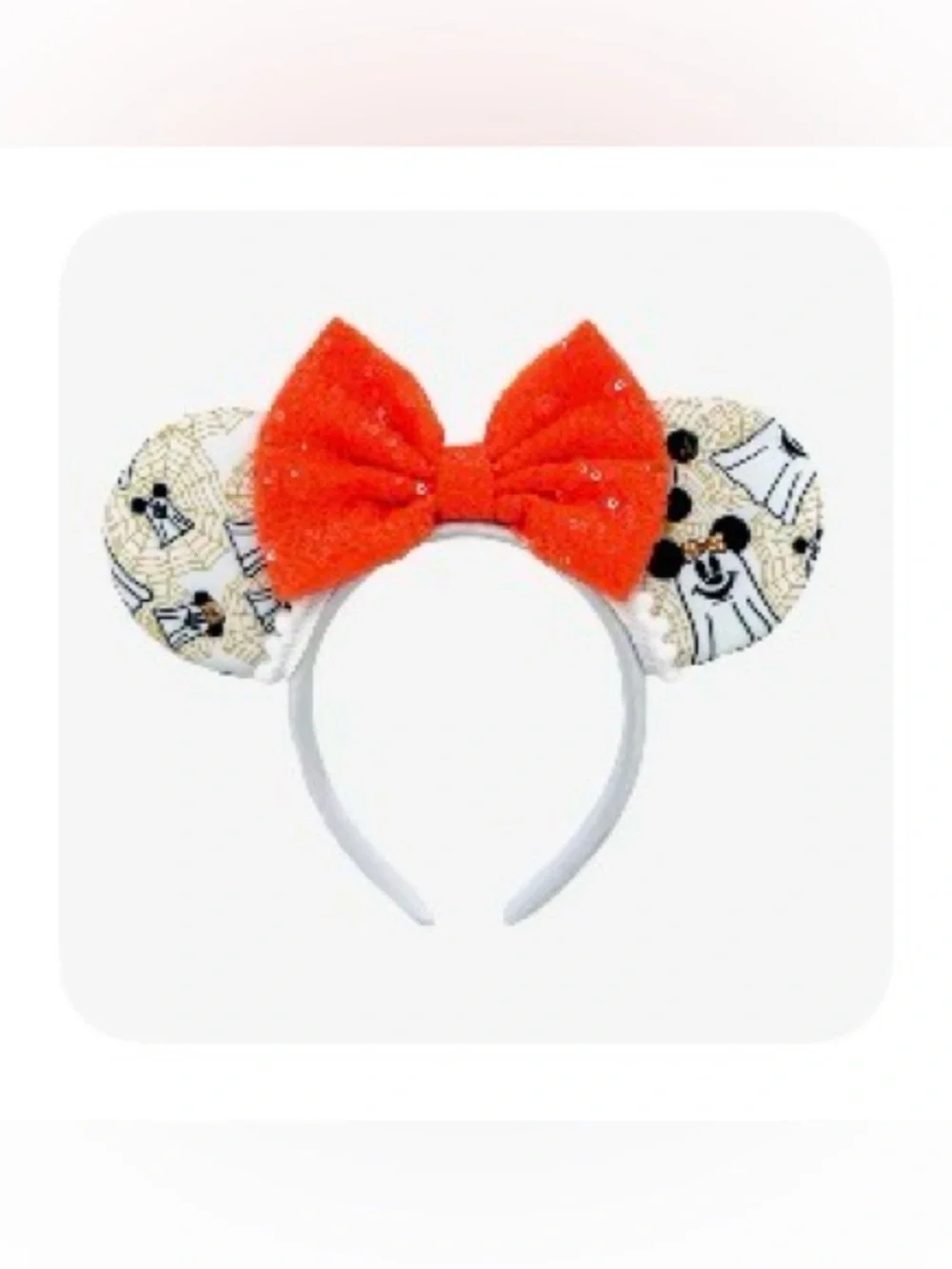 Ghost Mickey & Minnie Ears